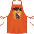 Blacksmiths Forge Cotton Apron 100% Organic Orange