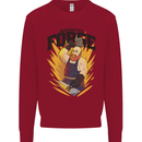 Blacksmiths Forge Kids Sweatshirt Jumper Red