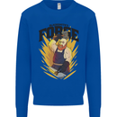 Blacksmiths Forge Kids Sweatshirt Jumper Royal Blue
