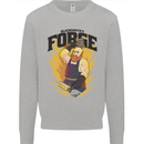 Blacksmiths Forge Kids Sweatshirt Jumper Sports Grey