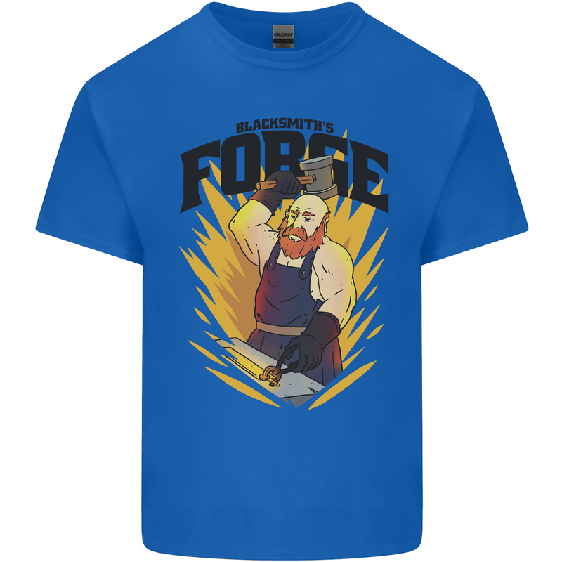 Blacksmiths Forge Kids T-Shirt Childrens Royal Blue