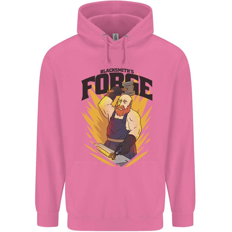 Blacksmiths Forge Mens 80% Cotton Hoodie Azelea