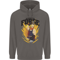 Blacksmiths Forge Mens 80% Cotton Hoodie Charcoal