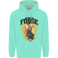 Blacksmiths Forge Mens 80% Cotton Hoodie Peppermint
