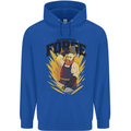 Blacksmiths Forge Mens 80% Cotton Hoodie Royal Blue