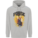 Blacksmiths Forge Mens 80% Cotton Hoodie Sports Grey