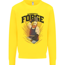 Blacksmiths Forge Mens Sweatshirt Jumper Yellow
