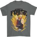 Blacksmiths Forge Mens T-Shirt 100% Cotton Charcoal