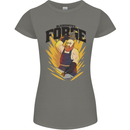 Blacksmiths Forge Womens Petite Cut T-Shirt Charcoal