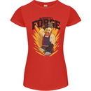 Blacksmiths Forge Womens Petite Cut T-Shirt Red