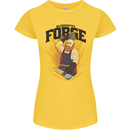 Blacksmiths Forge Womens Petite Cut T-Shirt Yellow