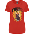 Blacksmiths Forge Womens Wider Cut T-Shirt Red