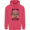 Blacksmiths Hit it Hard and Get it Hot Childrens Kids Hoodie Heliconia