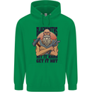 Blacksmiths Hit it Hard and Get it Hot Childrens Kids Hoodie Irish Green