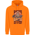 Blacksmiths Hit it Hard and Get it Hot Childrens Kids Hoodie Orange