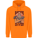 Blacksmiths Hit it Hard and Get it Hot Childrens Kids Hoodie Orange