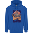 Blacksmiths Hit it Hard and Get it Hot Childrens Kids Hoodie Royal Blue