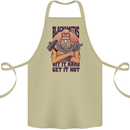 Blacksmiths Hit it Hard and Get it Hot Cotton Apron 100% Organic Khaki
