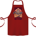 Blacksmiths Hit it Hard and Get it Hot Cotton Apron 100% Organic Maroon