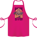 Blacksmiths Hit it Hard and Get it Hot Cotton Apron 100% Organic Pink