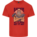 Blacksmiths Hit it Hard and Get it Hot Kids T-Shirt Childrens Red