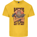 Blacksmiths Hit it Hard and Get it Hot Kids T-Shirt Childrens Yellow