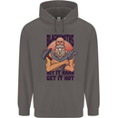 Blacksmiths Hit it Hard and Get it Hot Mens 80% Cotton Hoodie Charcoal