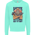 Blacksmiths Hit it Hard and Get it Hot Mens Sweatshirt Jumper Peppermint