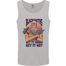 Blacksmiths Hit it Hard and Get it Hot Mens Vest Tank Top Sports Grey