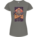 Blacksmiths Hit it Hard and Get it Hot Womens Petite Cut T-Shirt Charcoal