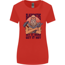 Blacksmiths Hit it Hard and Get it Hot Womens Wider Cut T-Shirt Red