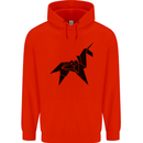 Blade Runner Unicorn Childrens Kids Hoodie Bright Red