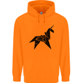 Blade Runner Unicorn Childrens Kids Hoodie Orange