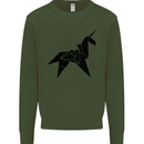 Blade Runner Unicorn Kids Sweatshirt Jumper Forest Green