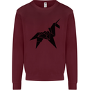 Blade Runner Unicorn Kids Sweatshirt Jumper Maroon