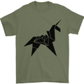 Blade Runner Unicorn Mens T-Shirt Cotton Gildan Military Green