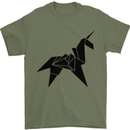 Blade Runner Unicorn Mens T-Shirt Cotton Gildan Military Green