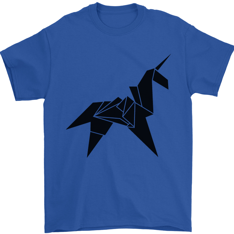 Blade Runner Unicorn Mens T-Shirt Cotton Gildan Royal Blue