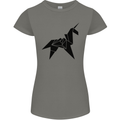 Blade Runner Unicorn Womens Petite Cut T-Shirt Charcoal