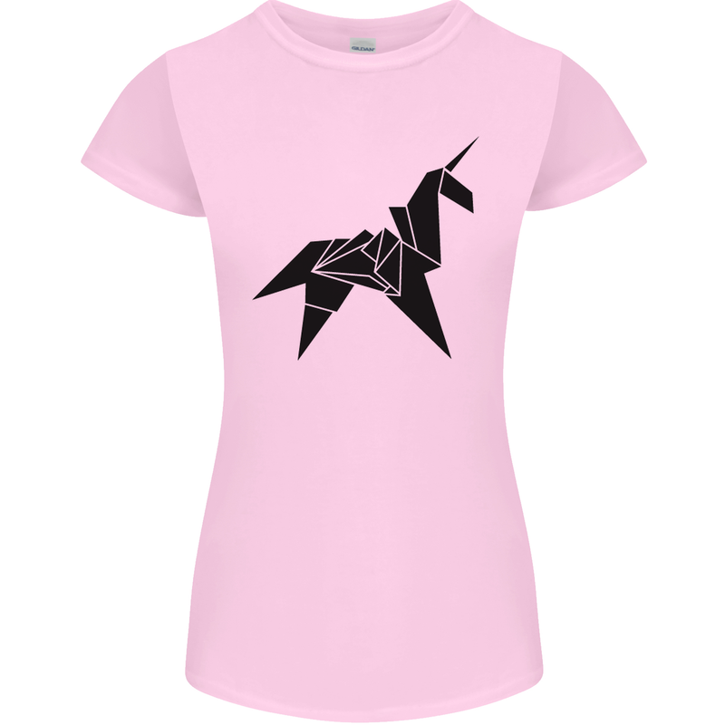 Blade Runner Unicorn Womens Petite Cut T-Shirt Light Pink