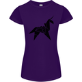 Blade Runner Unicorn Womens Petite Cut T-Shirt Purple