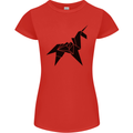 Blade Runner Unicorn Womens Petite Cut T-Shirt Red