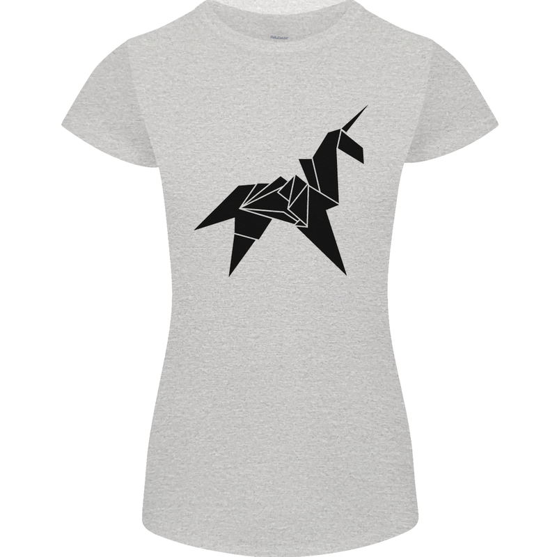 Blade Runner Unicorn Womens Petite Cut T-Shirt Sports Grey