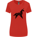 Blade Runner Unicorn Womens Wider Cut T-Shirt Red