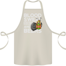 Blood Sweat Bikes & Beer Funny Motorcycle Cotton Apron 100% Organic Natural