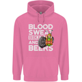 Blood Sweat Bikes & Beer Funny Motorcycle Mens 80% Cotton Hoodie Azelea