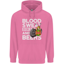 Blood Sweat Bikes & Beer Funny Motorcycle Mens 80% Cotton Hoodie Azelea
