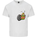 Blood Sweat Bikes & Beer Funny Motorcycle Mens Cotton T-Shirt Tee Top White
