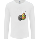 Blood Sweat Bikes & Beer Funny Motorcycle Mens Long Sleeve T-Shirt White