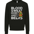 Blood Sweat Bikes & Beer Funny Motorcycle Mens Sweatshirt Jumper Black